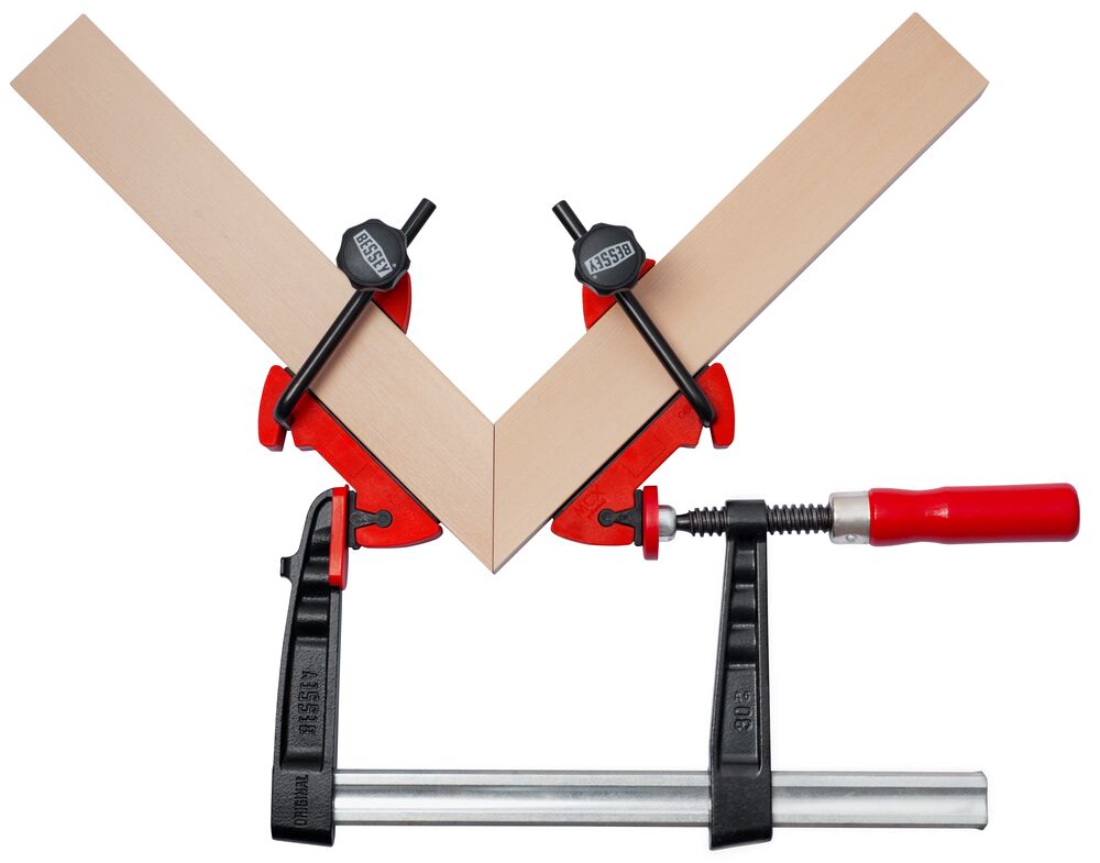 Bessey Gehrungs-Spannsystem MCX für Winkel 22.5° bis 60° mit 100mm Spannweite