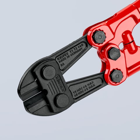 Knipex Bolzenschneider 71 72 460 460 mm grau atramentiert mit Mehrkomponenten-Hüllen