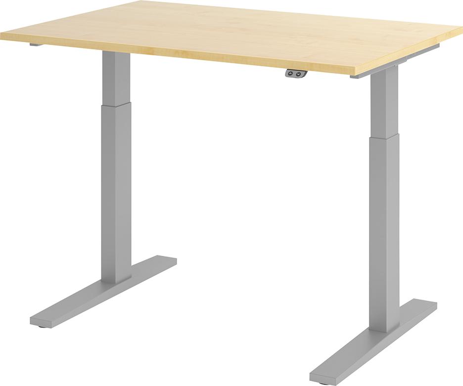 Hammerbacher Schreibtisch, elektrisch höhenverstellbar von 700 bis 1200 mm