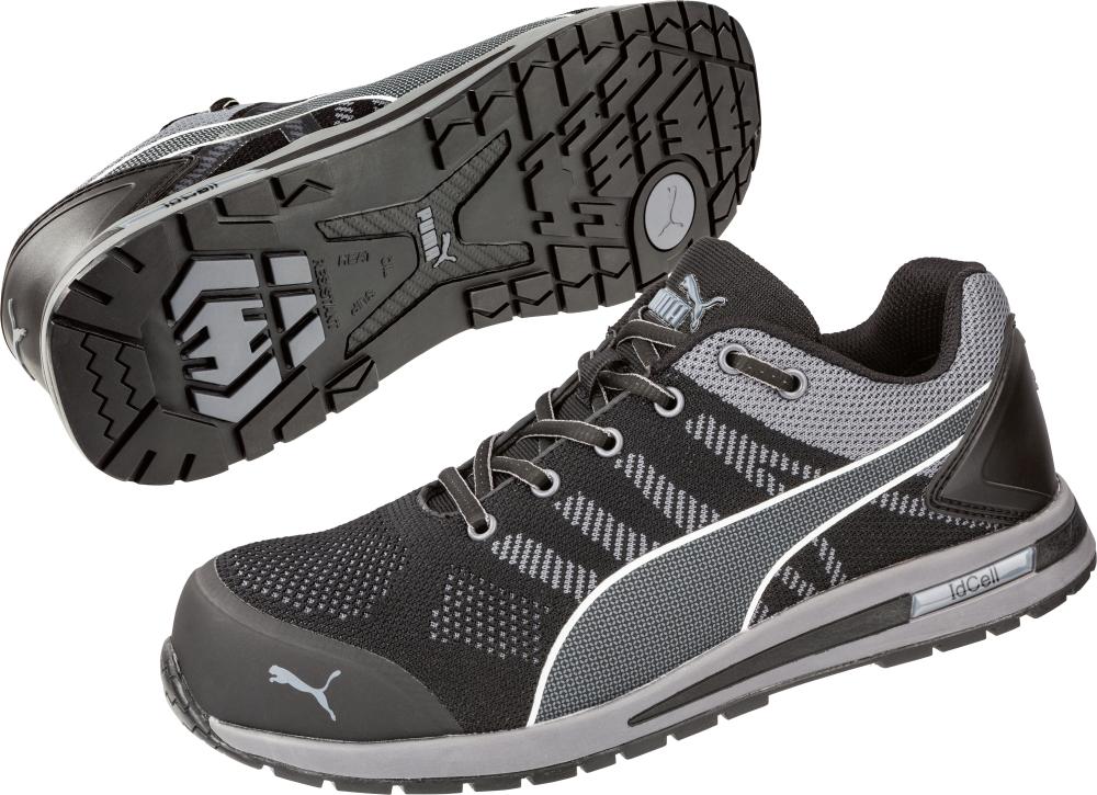 Puma Sicherheitshalbschuh Elevate Knit Black Low 643160, S1P SRC HRO ESD