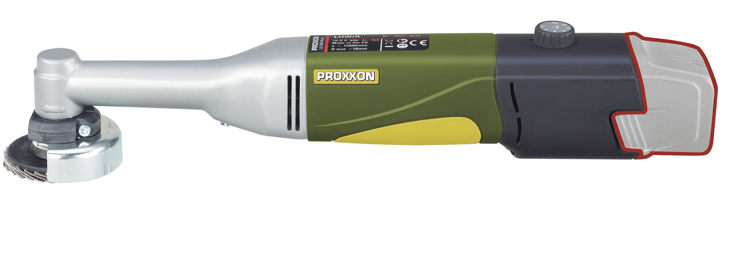 Proxxon Akku-Winkelschleifer LWH/A