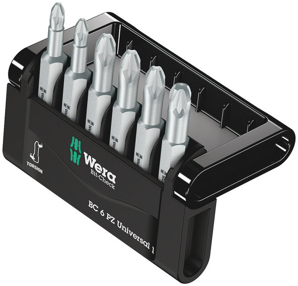 Bit-Check 6 PZ Universal 1, 6 pieces, Besteck