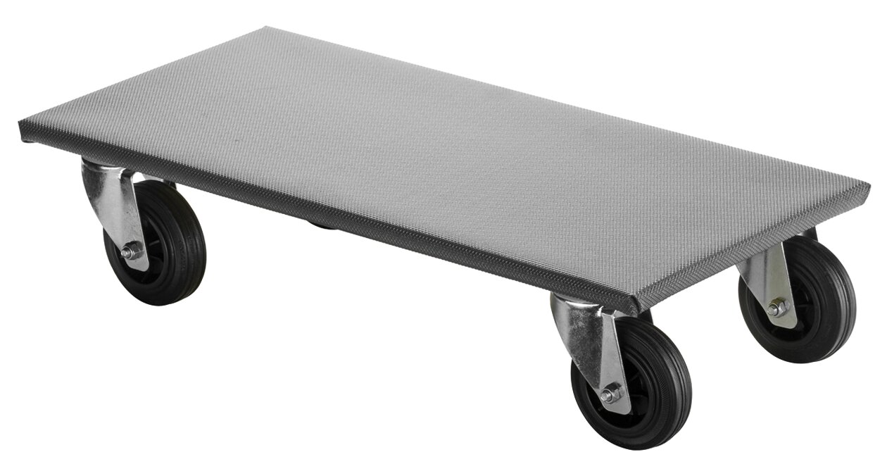 BS Rollen Transportroller A.-ROLLER.400 100mm 250kg 350x600mm Vollgummi