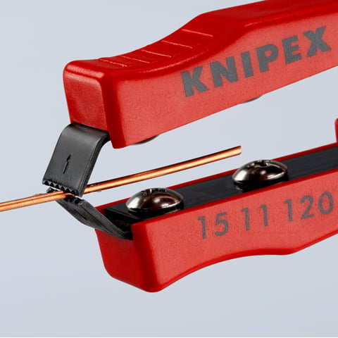 Knipex Lackabziehpinzette 15 11 120 120 mm Federstahl Kunststoffhüllen