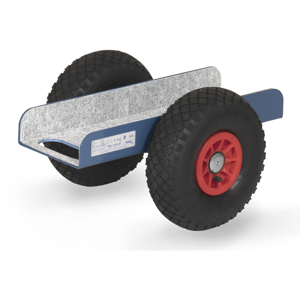 Fetra Plattenroller 4166 U-Form 400kg Luftbereifung