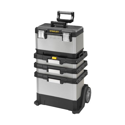 Stanley FatMax Rollende Werkstatt 1-95-622 Metall-Kunststoff mit 2 Schubladen und Staufach