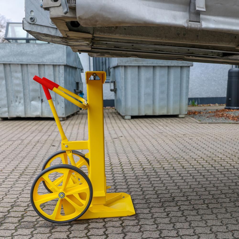 dancop Verladestütze Teleskop m. VG-Reifen höhenverstell.1025-1344mm