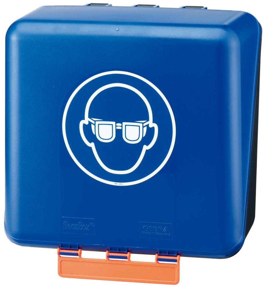 Gebra Aufb.Box SECU Midi Standard, f. Augenschutz, blau