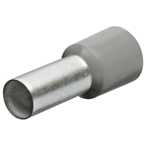 Knipex Aderendhülsen mit Kunststoffkragen 97 99 335 je 200 Stück 4 mm² grau