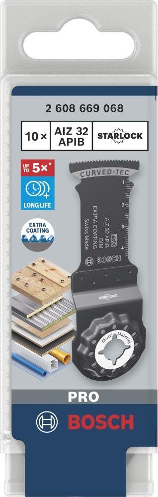 Tauchsägeblatt BiM 32x50mm, AIZ 32 APIB Starlock 10-tlg. BOSCH