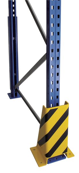 Schulte Rammschutzecke U-Form 400 mm Öffnungsmaß 155 mm gelb/schwarz