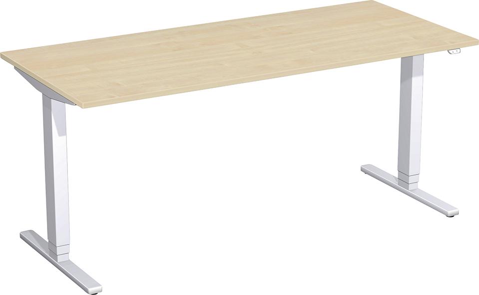 Geramöbel Schreibtisch Typ Flex, HxBxT: 650–1250x1800x800 mm