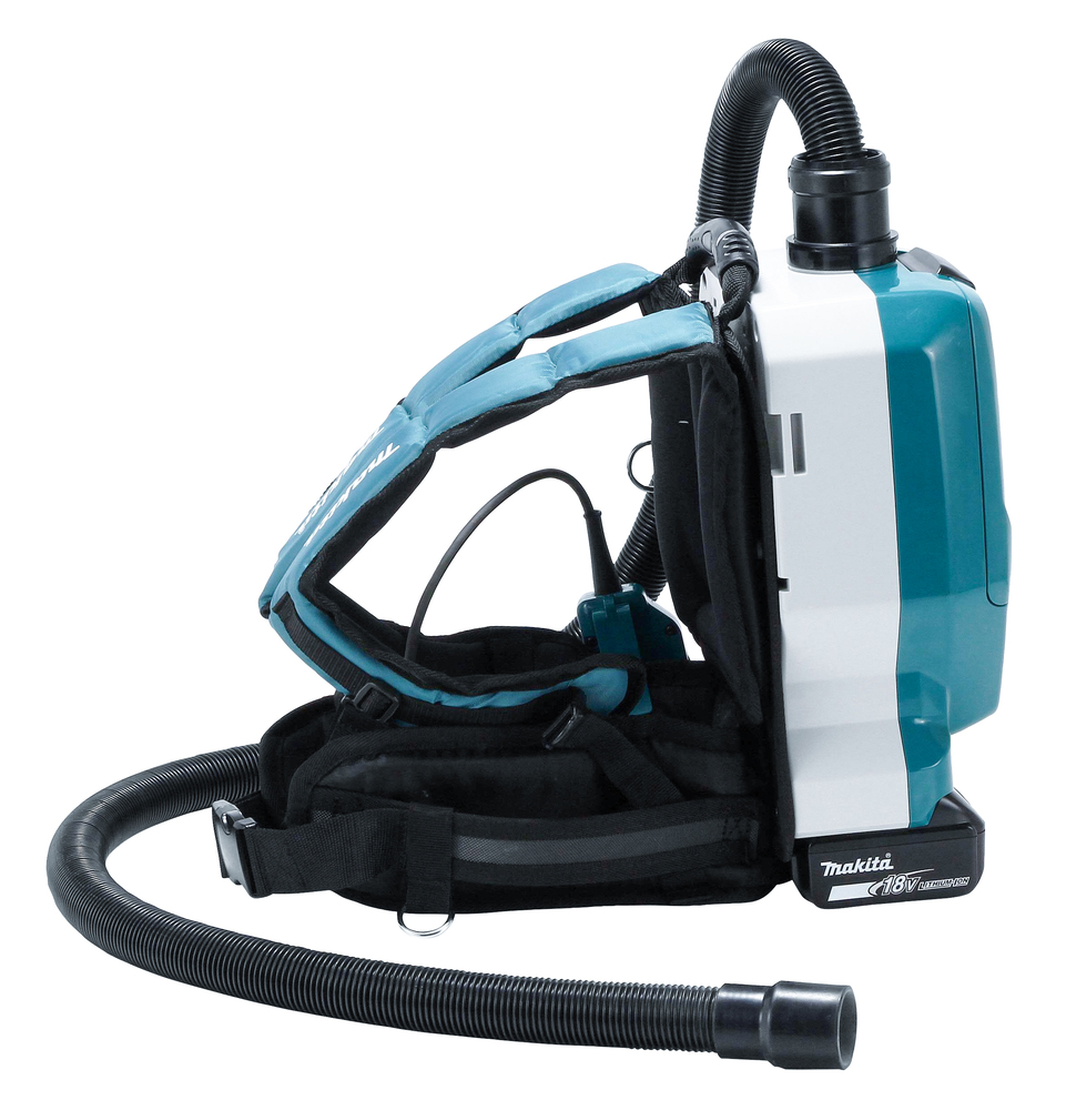 Makita Akku-Rucksackstaubsauger DVC265ZXU 2x18V LXT ohne Akku und Ladegerät