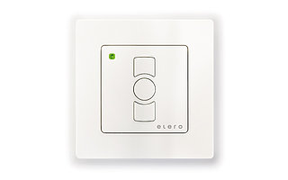 Elero MonoTec-868 Funk-Wandsender 1-Kanal Bidirektional Weiss
