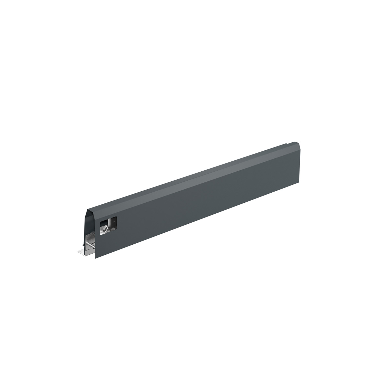 HETTICH ArciTech Zarge, Zargenhöhe 94 mm x NL 300 mm, anthrazit, rechts