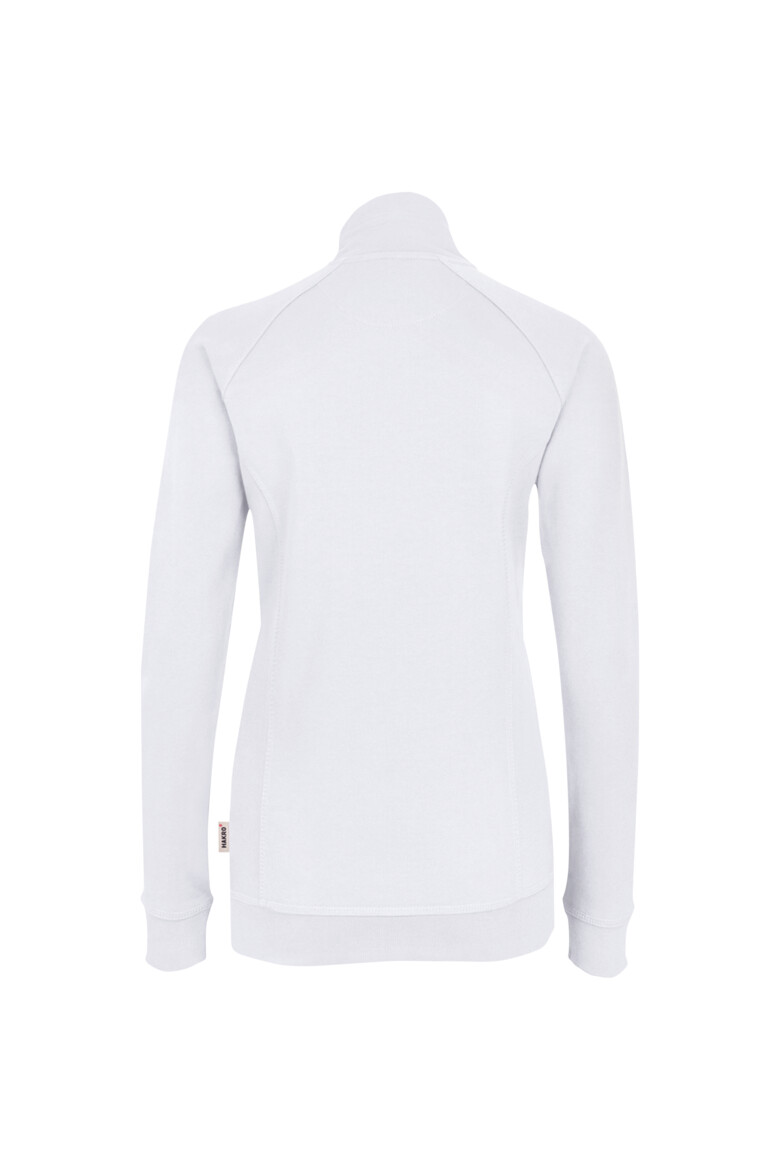 Fleecejacke, Weiß, Langarm, Mantelaufschrift frei, Knit-Top?