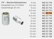 Proxxon 23714 Steckschlüsseleinsatz 1/4 Zoll 6 mm