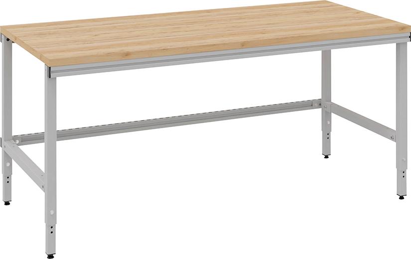 OTTO KIND Grundtisch Multi4easy B1685xT800xH720-1020 mm Tischplatte Multiplex manuell verstellbar