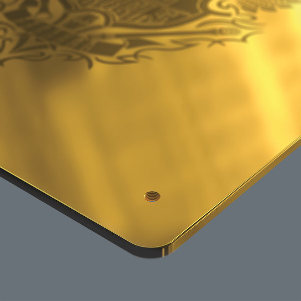 Perfect fit, Gold, Aluminium