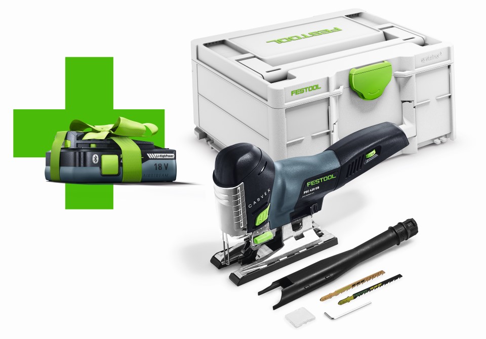 Festool Akku-Pendelstichsäge CARVEX PSC 420 EB-Basic