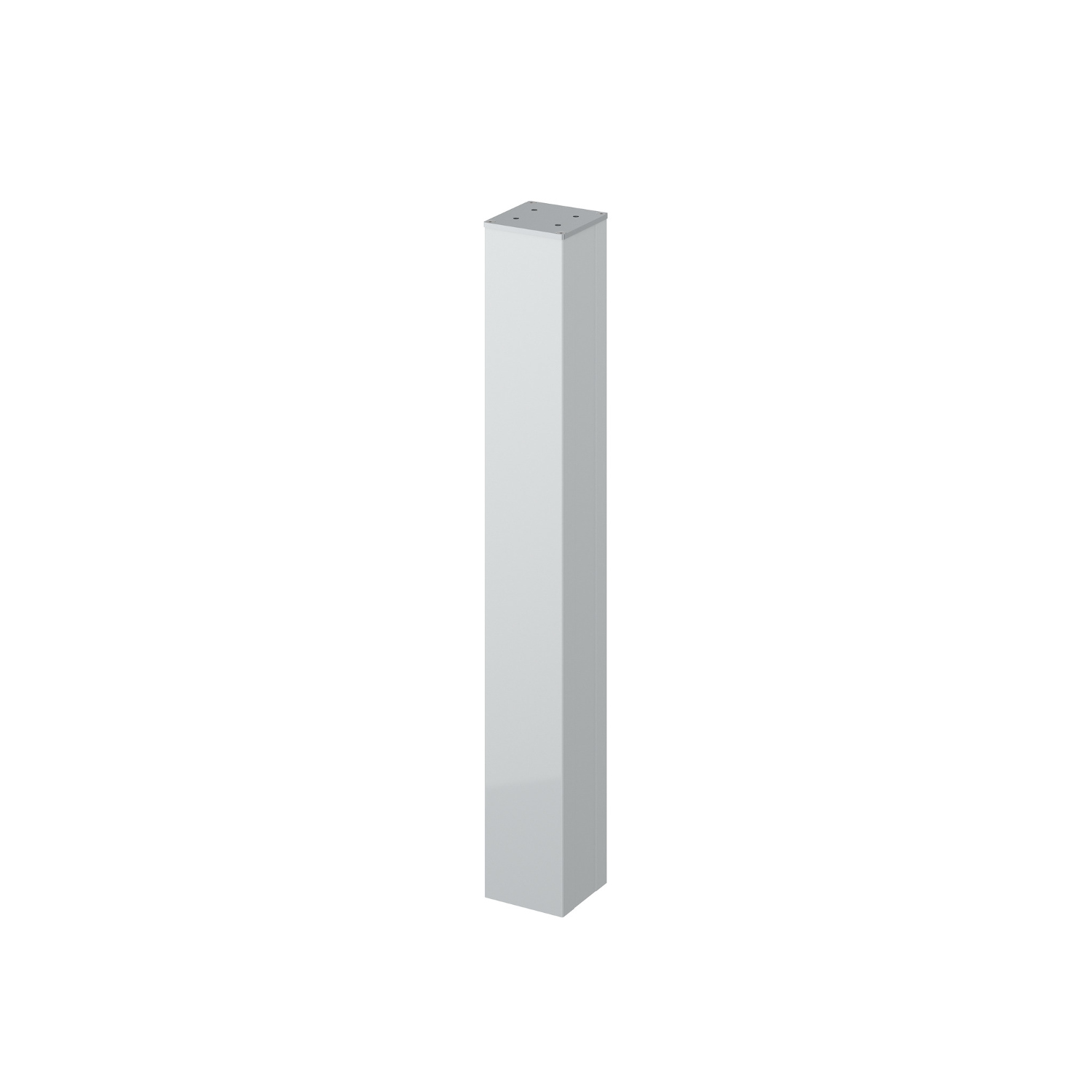 HETTICH LegaDrive, Säule mit fixer Länge, 670, Aluminium, pulverbeschichtet, weiß