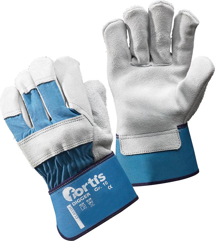 FORTIS Rindspaltlederhandschuh Digger