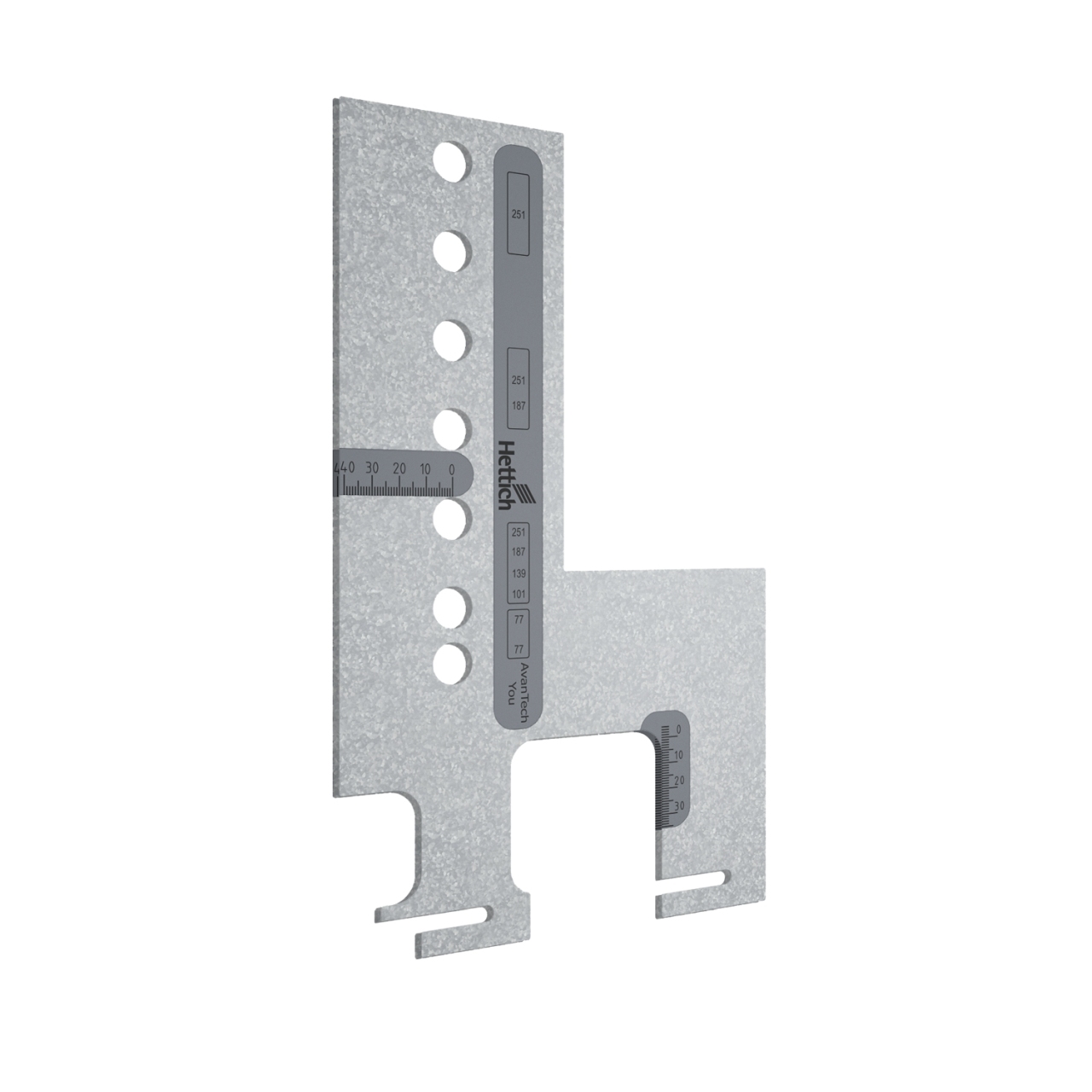 HETTICH Practica für AvanTech YOU (Frontbefestigungen H77-251)