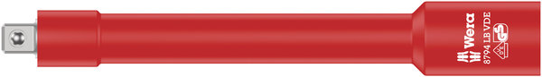 8794 LB VDE Zyklop extension, insulated, long, 3/8&quot;, 3/8&quot; x 166 mm, Adapter, Elektronik