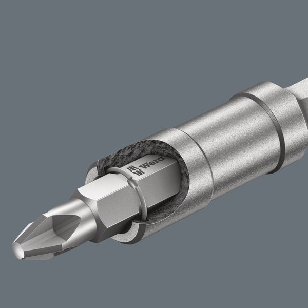 Universal Bit Holder with strong retaining ring