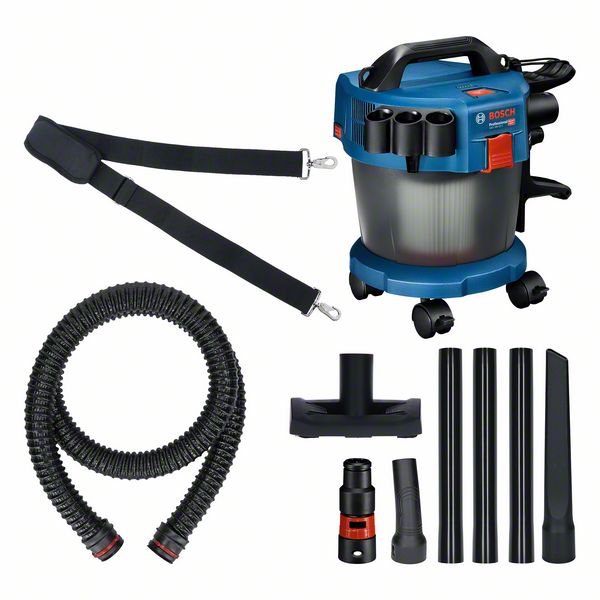 Bosch Akku-Staubsauger GAS 18V-10 L, Solo Version, mit Elektrowerkzeugadapter