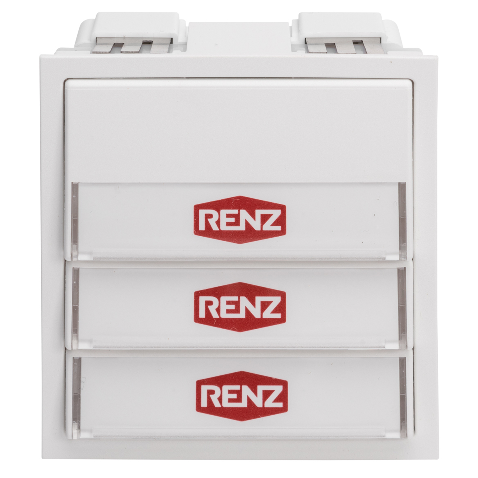 Artikelhauptbild Renz Tastenmodul weiß mit 3 Klingeltaster