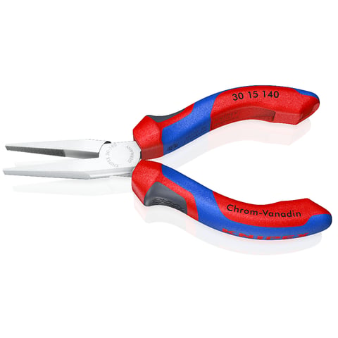 Knipex Langbeckzange 30 15 140 140 mm verchromt mit Mehrkomponenten-Hüllen
