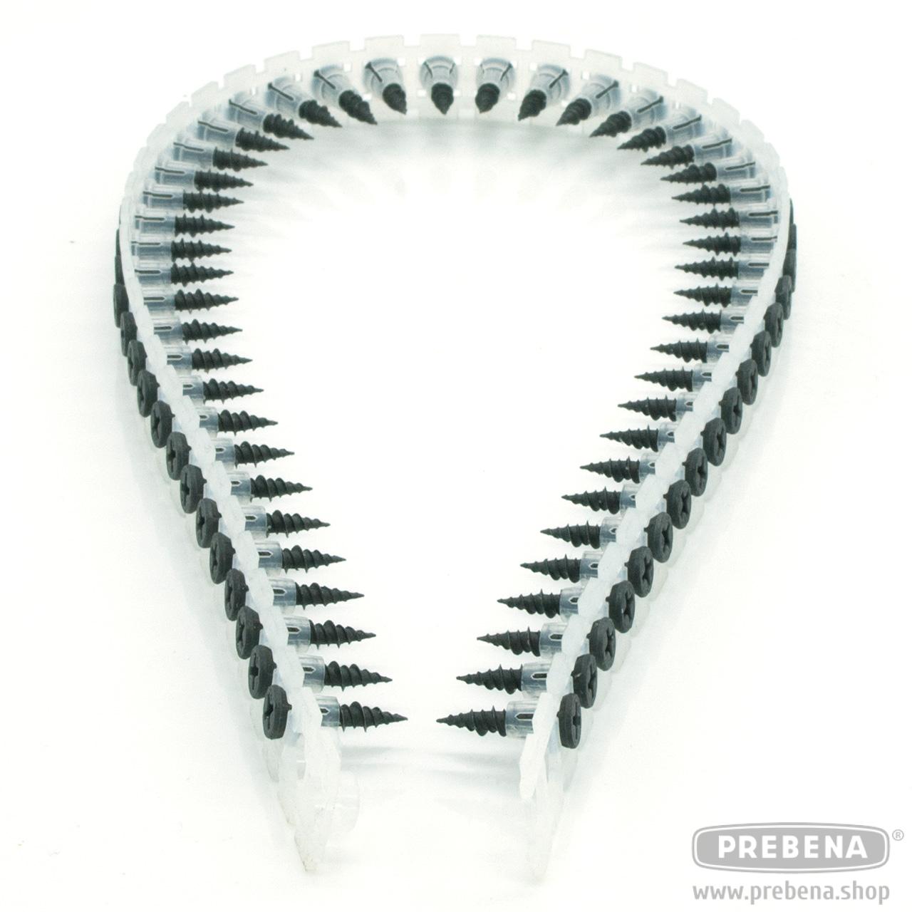 Prebena MGS4/45FMPH Magazinierte Faserplattenschrauben phosphatiert 45mm