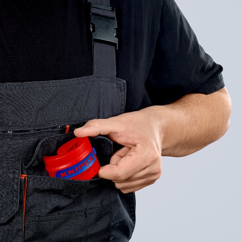 Knipex BiX® Schneider für Kunststoffrohre und Dichthülsen 90 22 10 BK Ø 20-56 mm