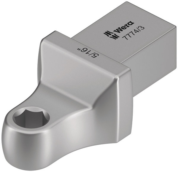 7774/3 Bit adapter insert, 5/16&quot;, 14x18 mm, 14x18 x 5/16&quot; x 58 mm