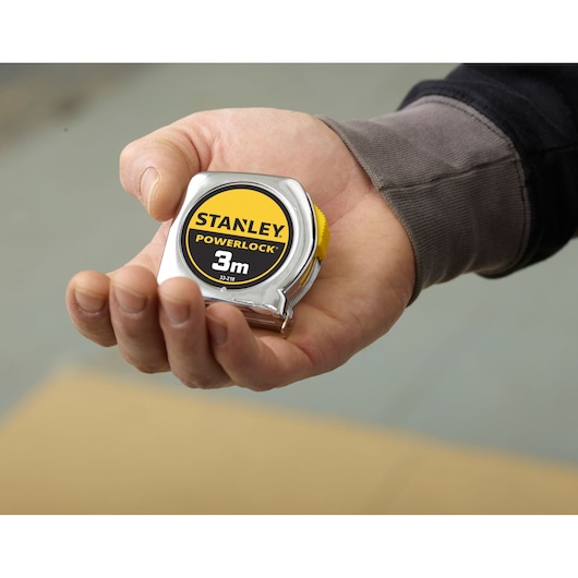 Stanley Rollbandmaß Powerlock 3m 12,7mm Metallgehäuse mit Mylar®-Beschichtung