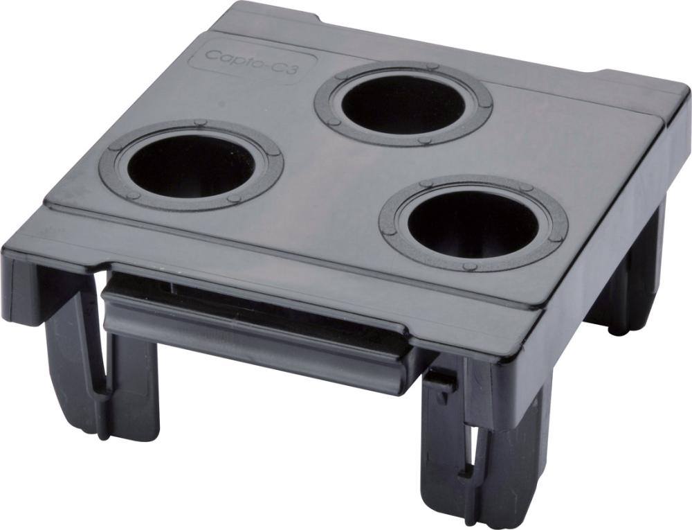 Bedrunka + Hirth CNC-Kunststoffeinsatz Capto 3, 3 Aufnahmen