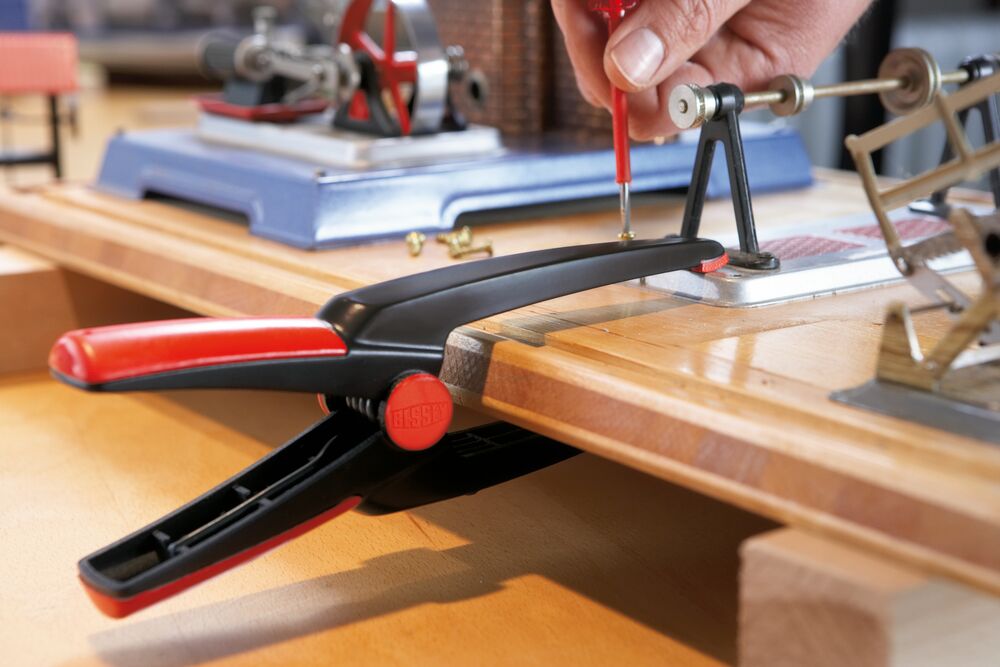 Bessey Federzwinge Clippix XCL5 lang und spitz 70mm x 110mm PA6 Kunststoff