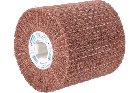 Pferd POLINOX Vlies-Schleifwalze PNZ Ø 100x100mm Keilnut 19 mm A80/M