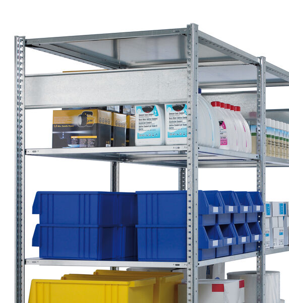 Schulte Längenriegel 1000 mm RAL7035 für MULTIplus85/150 Fachböden