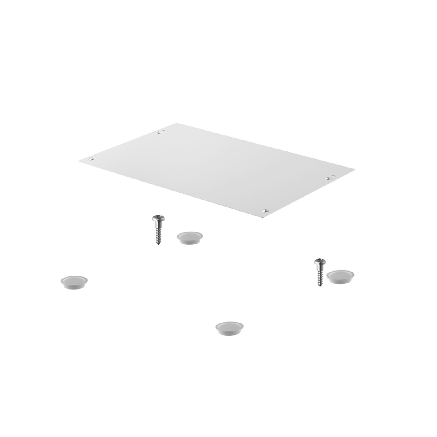 HETTICH Deckel für SmarTray Stahl 50 mm mit Kassette, weiß