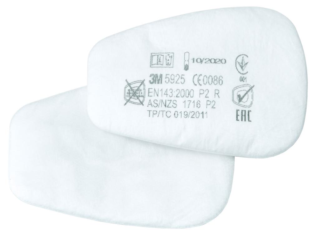 3M Vlieseinlegefilter 5925, P2R, 2 Stück/Box