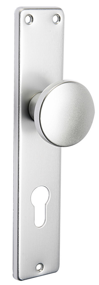 EDI Knopf auf Langschild 1337/7203, Aluminium