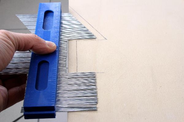hedue Profilschablone PS1 2 x 20 cm
