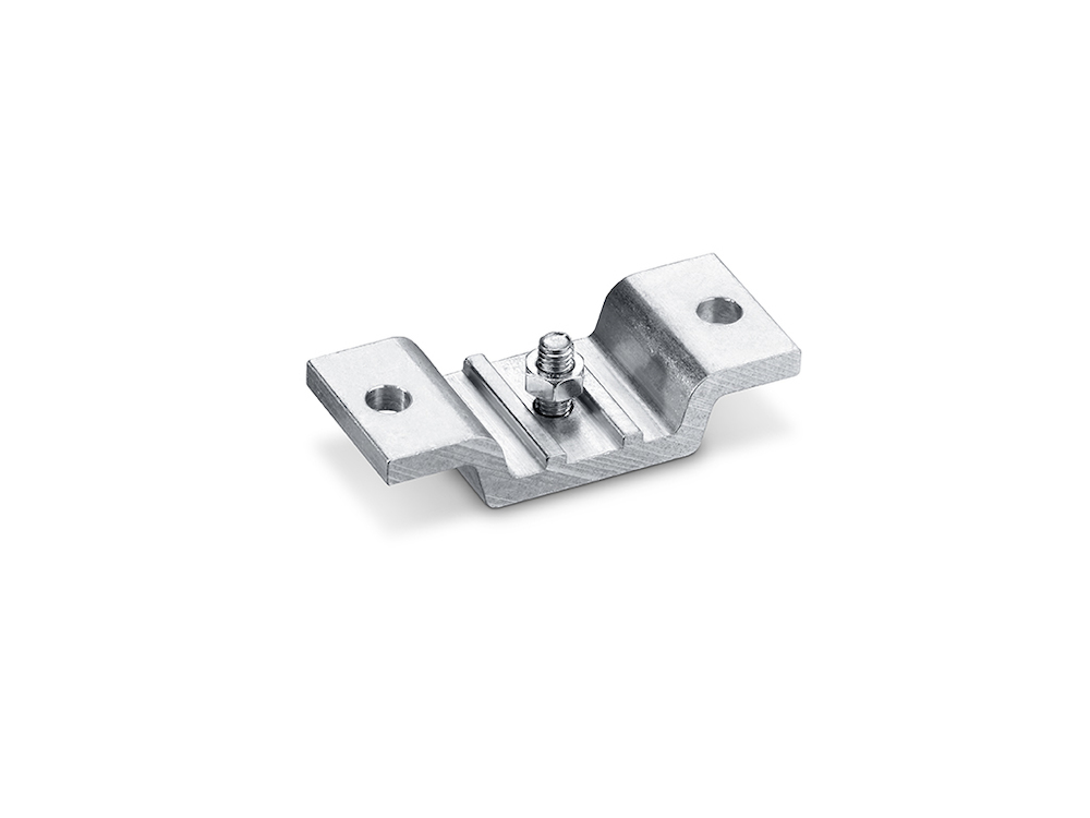 ZT-Deckenwinkel, Perlan 140, für Laufprofil, Stahl, silber verzinkt,L 62mm