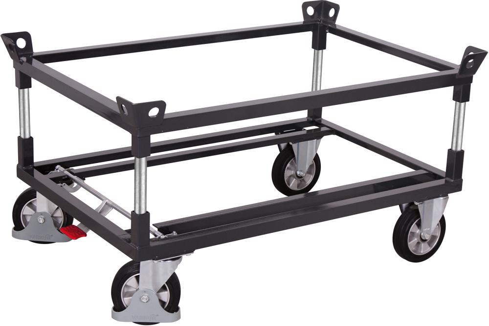VARIOfit Paletten-Fahrgestell Doppelrahmen 1200kg RAL 7016