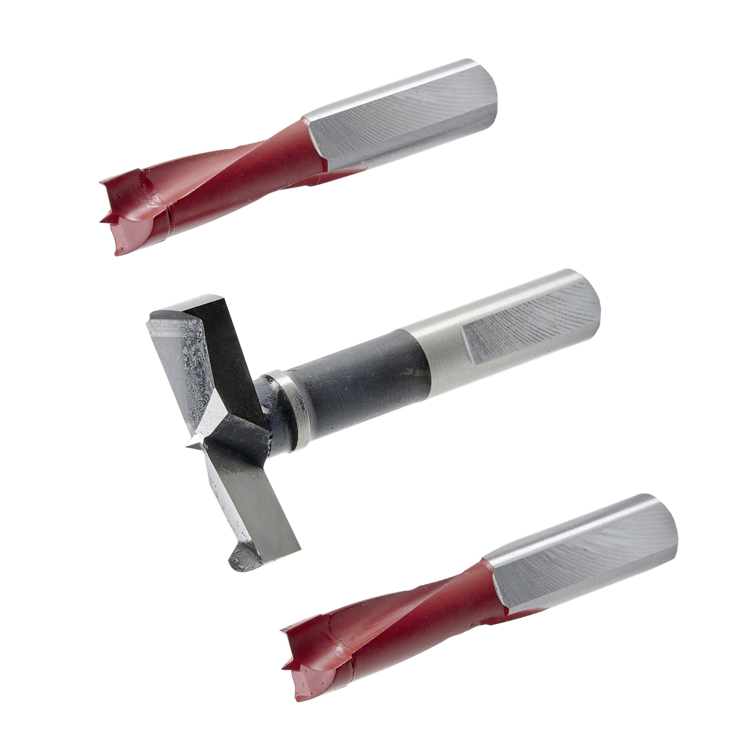 HETTICH Bohrersatz Scharnier für BlueMax Mini Typ 3, BlueMax Mini Typ 2 / 6 (1 x ø 35 mm rechts, 2 x ø 10 mm links)