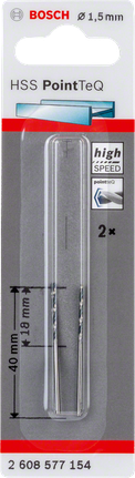 Bosch HSS PointTeQ 1,5 mm Hochgeschwindigkeitsbohrer.