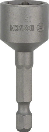 Bosch Steckschlüssel 1/4 Zoll Sechskantschaft für M8-Schrauben., Steckschlüsseleinsatz, Bosch, 13 mm, Sechskantschaft, Metall