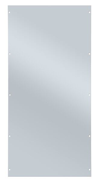 Schulte Vollblech-Seitenwand MULTIplus 1300 x 800 mm RAL 7035 lichtgrau